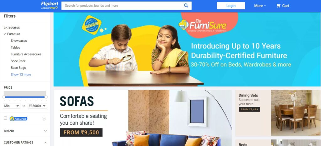 Flipkart Buy Furniture Online India