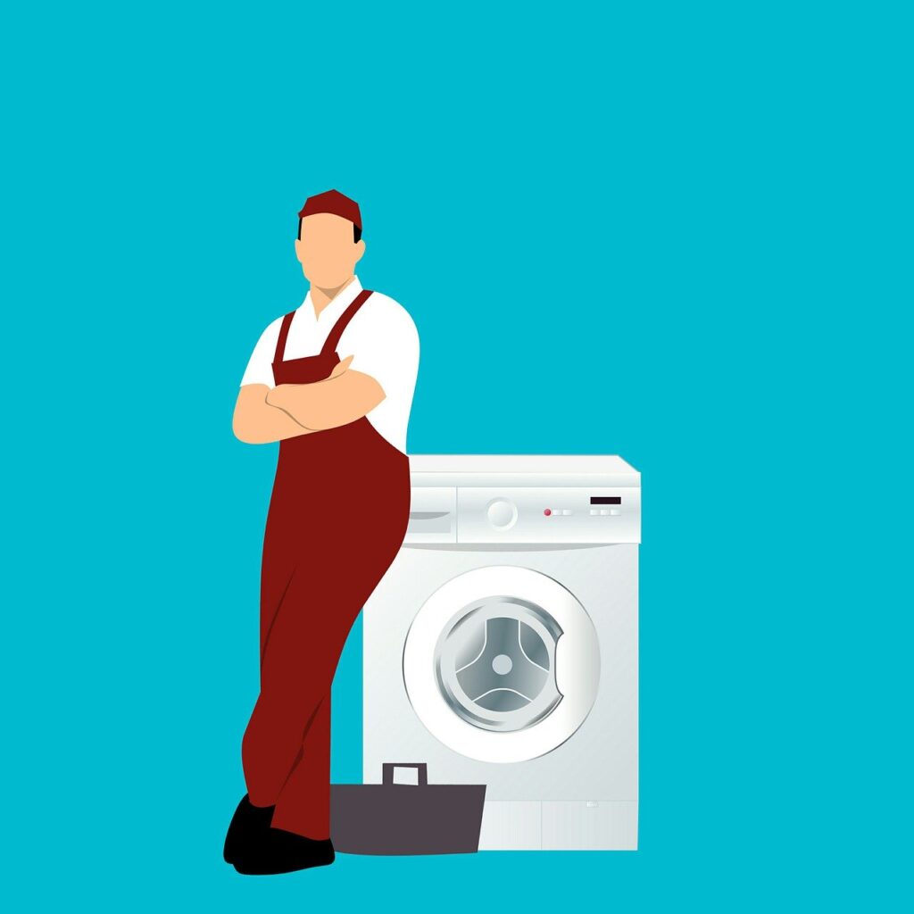 washing machine problems repair person