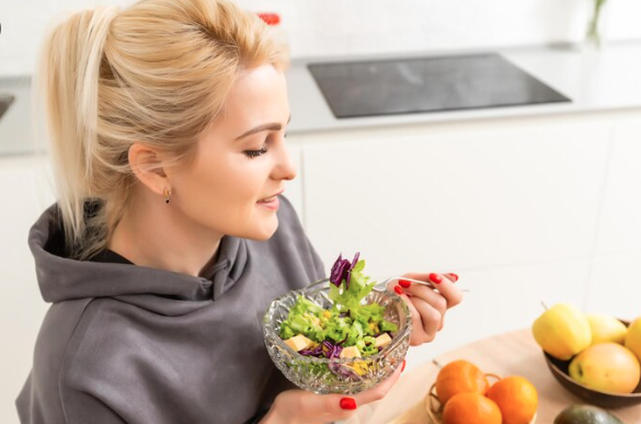 Balanced Nutrition for Strong and Shiny Hair