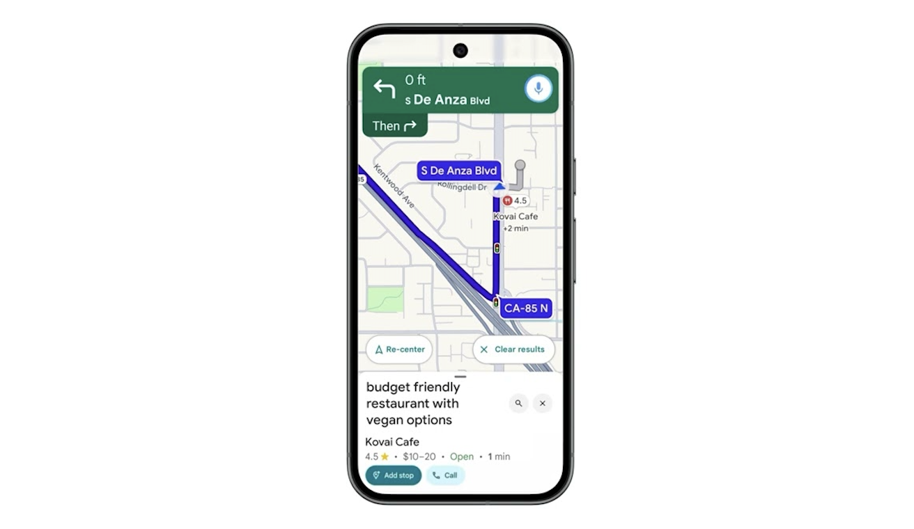 Google Maps Introduces Hands Free Gemini AI