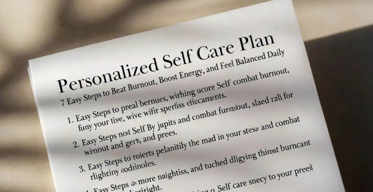 How to Create a Self Care Plan That Feels Like Self Kindness