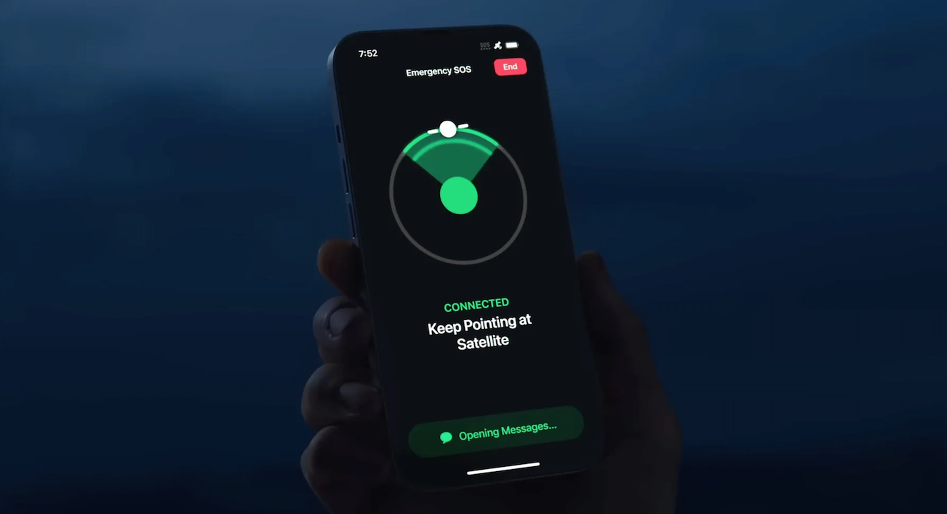 iPhone Emergency SOS via Satellite