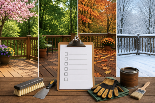Deck Maintenance Checklist for Every Season