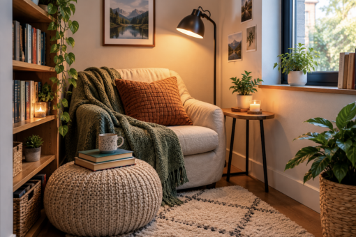 How to Create a Cozy Reading Nook in a Small Space