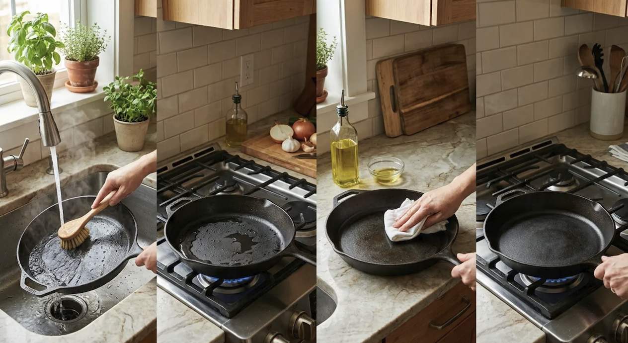 Cast Iron Cookware: A Guide to Seasoning and Maintenance