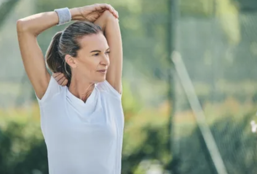 Warming up properly protects shoulders, knees and ankles